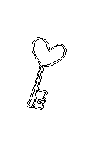 clé coeur