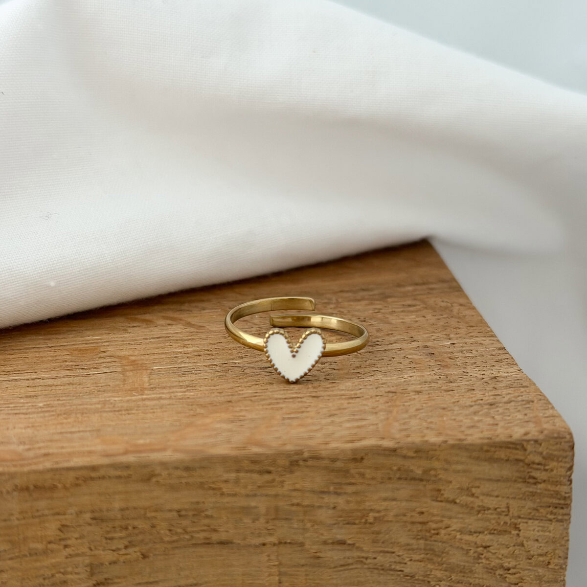 Bague Coeur Côme (plusieurs coloris) - Acier inoxydable – Image 3