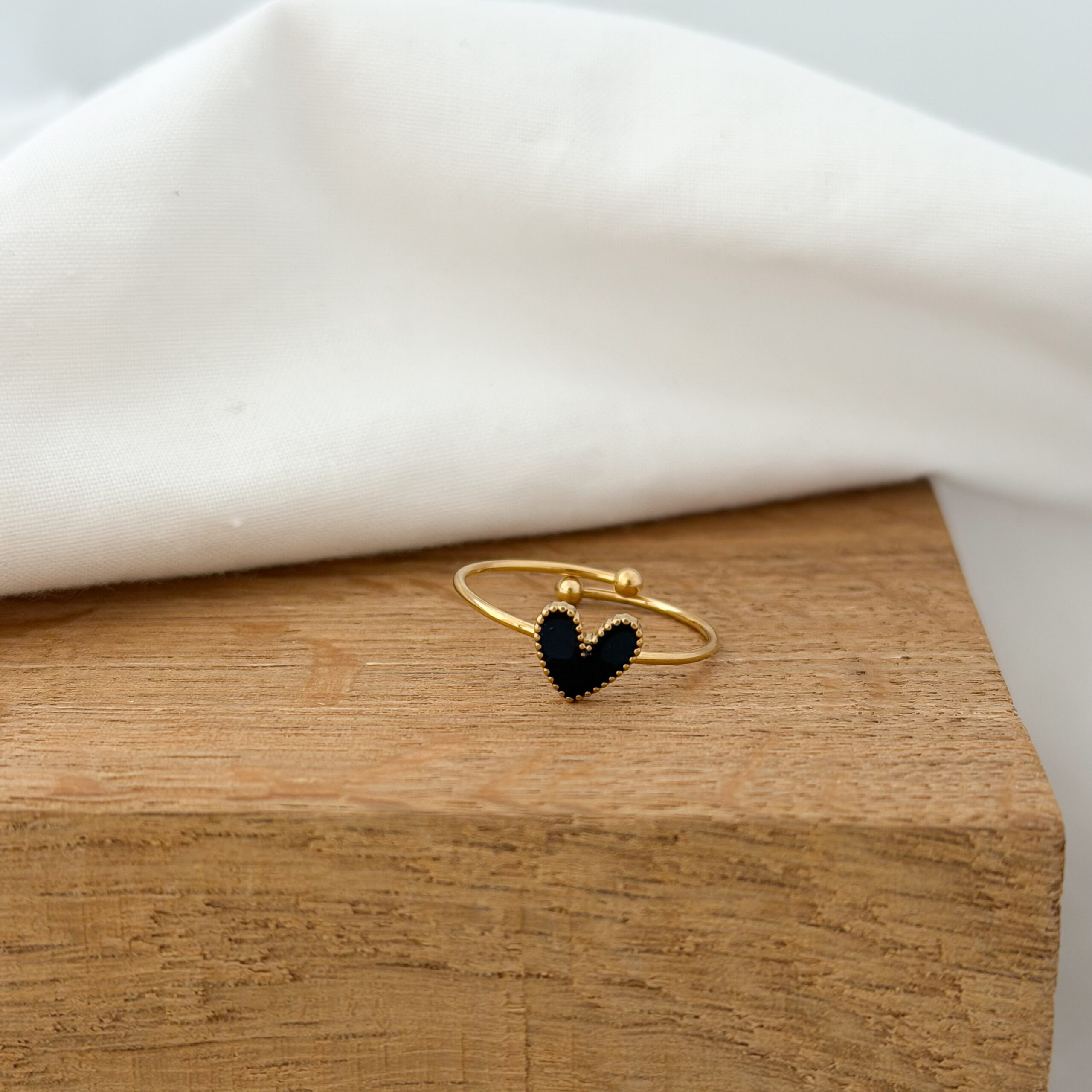 Bague Coeur Côme (plusieurs coloris) - Acier inoxydable – Image 5
