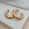 Boucles d'oreilles Ivane - Acier inoxydable (2 coloris)