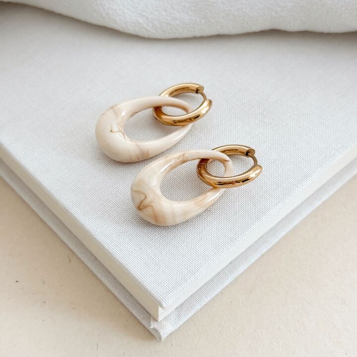 Boucles d'oreilles Candice - Acier inoxydable