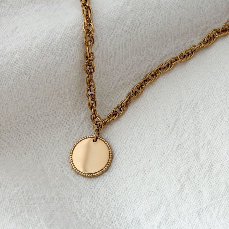 Alternative view of Collier Lussia - Acier inoxydable