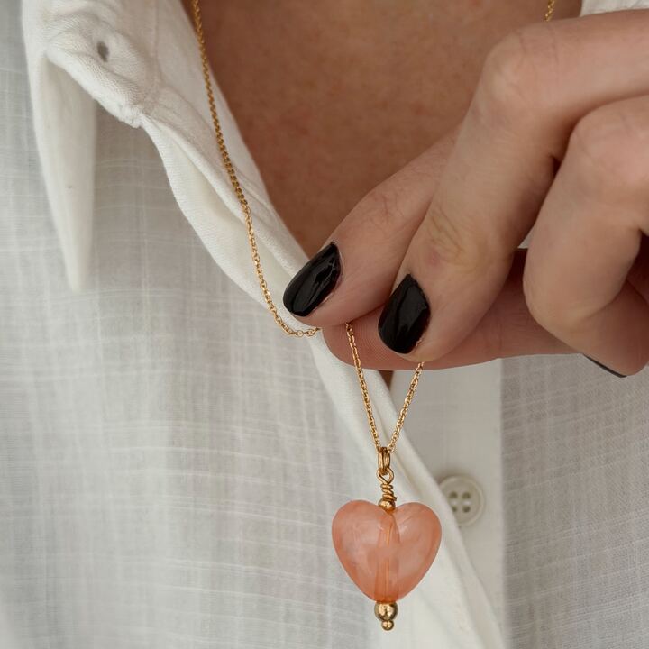 Alternative view of Collier Dina - Plaqué or