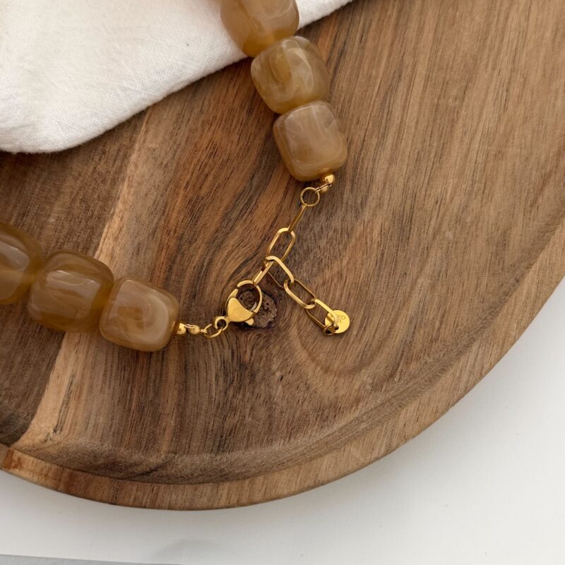 Alternative view of Collier Azaël - Acier inoxydable