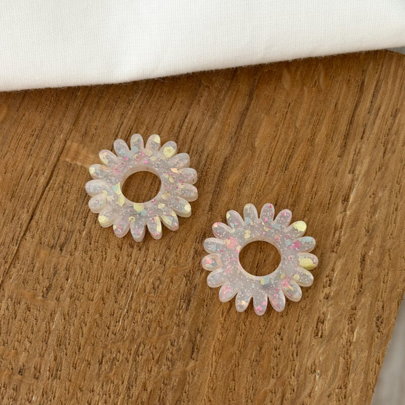 Composant pour boucles d'oeilles fleurs océane bijou pour femme collection jolie demoiselle